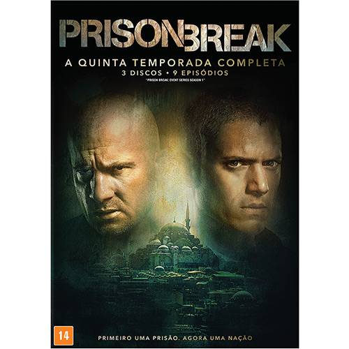Tamanhos, Medidas e Dimensões do produto DVD - Prison Break: a Quinta Temporada Completa