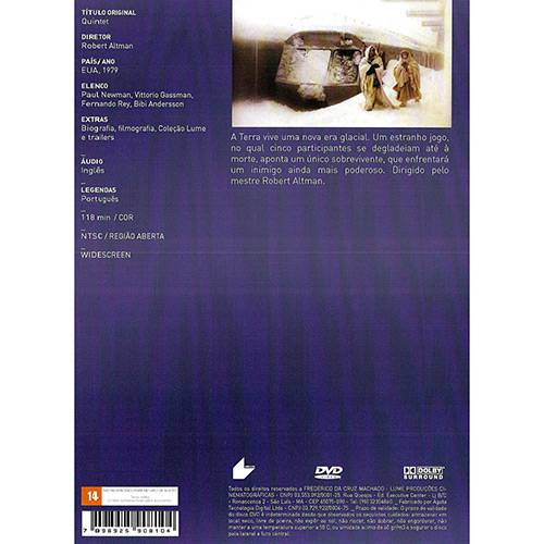 Tamanhos, Medidas e Dimensões do produto DVD Quinteto