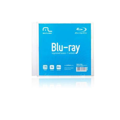 Tamanhos, Medidas e Dimensões do produto Dvd-R Multilaser 4x Blu Ray Print Branco Dv056