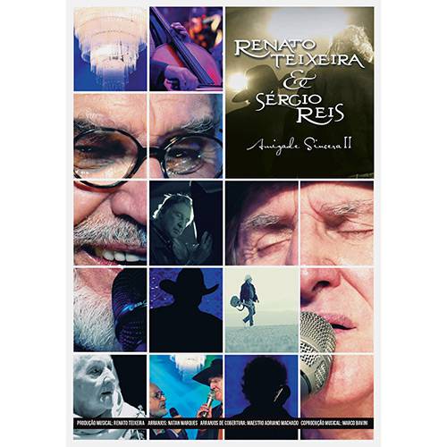 Tamanhos, Medidas e Dimensões do produto DVD - Renato Teixeira & Sérgio Reis - Amizade Sincera 2