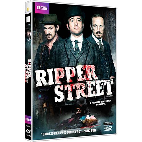 Tamanhos, Medidas e Dimensões do produto DVD - Ripper Street - 1ª Temporada Completa (3 Discos)