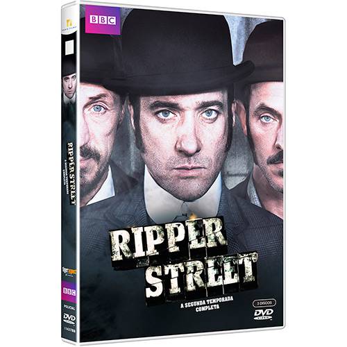 Tamanhos, Medidas e Dimensões do produto DVD - Ripper Street: 2ª Temporada Completa (3 Discos)