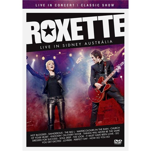 Tamanhos, Medidas e Dimensões do produto DVD Roxette: Live In Concert - Live In Sidney