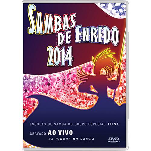 Tamanhos, Medidas e Dimensões do produto DVD - Sambas de Enredo 2014 - Escolas de Samba do Grupo Especial do Rio de Janeiro