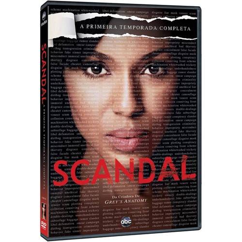 Tamanhos, Medidas e Dimensões do produto DVD Scandal: 1ª Temporada (Duplo)