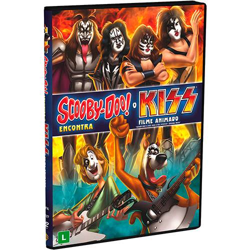 Tamanhos, Medidas e Dimensões do produto DVD - Scooby-Doo! Encontra o Kiss