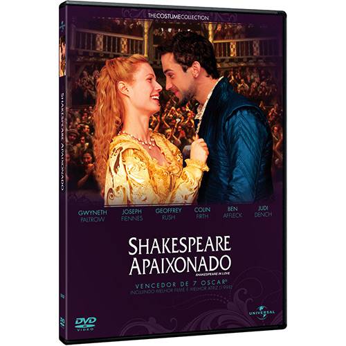 Tamanhos, Medidas e Dimensões do produto DVD Shakespeare Apaixonado