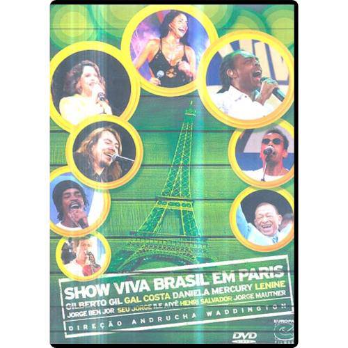 Tamanhos, Medidas e Dimensões do produto Dvd Show Viva Brasil em Paris (Dvd + Cd)