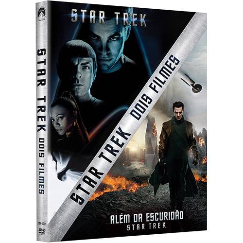 Tamanhos, Medidas e Dimensões do produto DVD Star Trek + Star Trek: Além da Escuridão - Dois Filmes [2 Discos]
