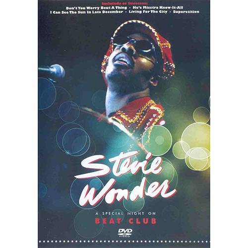Tamanhos, Medidas e Dimensões do produto DVD - Stevie Wonder: a Special Night On Beat Club