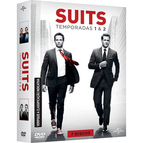 Tamanhos, Medidas e Dimensões do produto DVD - Suits -Temporadas 1 e 2 (7 Discos)