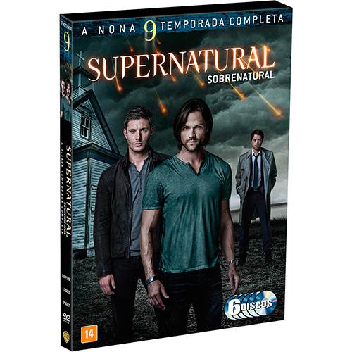 Tamanhos, Medidas e Dimensões do produto DVD - Supernatural: Sobrenatural - a Nona Temporada Completa (6 Discos)