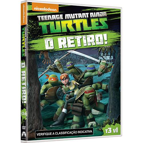 Tamanhos, Medidas e Dimensões do produto DVD - Teenage Mutant Ninja Turtles: o Retiro!