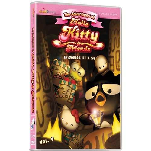 Tamanhos, Medidas e Dimensões do produto DVD - The Adventures Of Hello Kitty e Friends - Volume 8