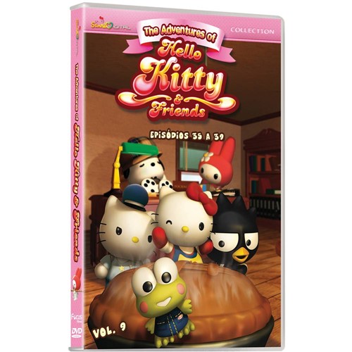 Tamanhos, Medidas e Dimensões do produto DVD - The Adventures Of Hello Kitty e Friends - Volume 9