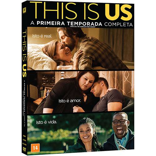 Tamanhos, Medidas e Dimensões do produto DVD - This Is Us - 1ª Temporada Completa