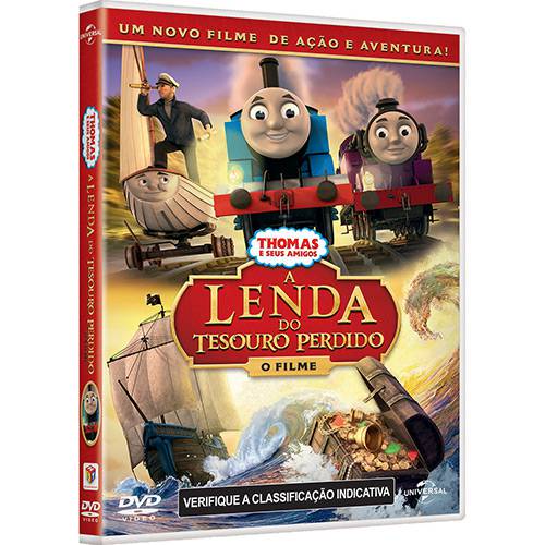 Tamanhos, Medidas e Dimensões do produto DVD - Thomas e Seus Amigos: a Lenda do Tesouro Perdido