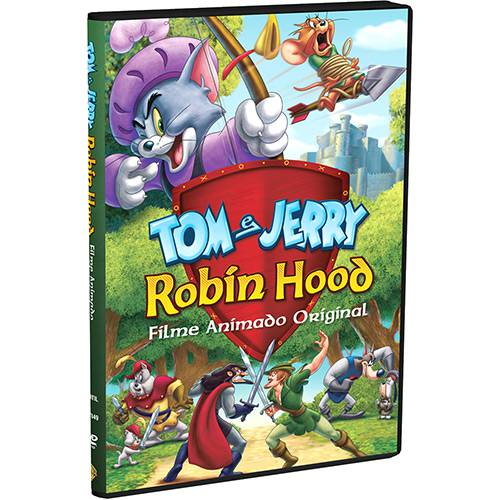 Tamanhos, Medidas e Dimensões do produto DVD Tom e Jerry, Robin Hood e Seu Rato Alegre (Filme Original)