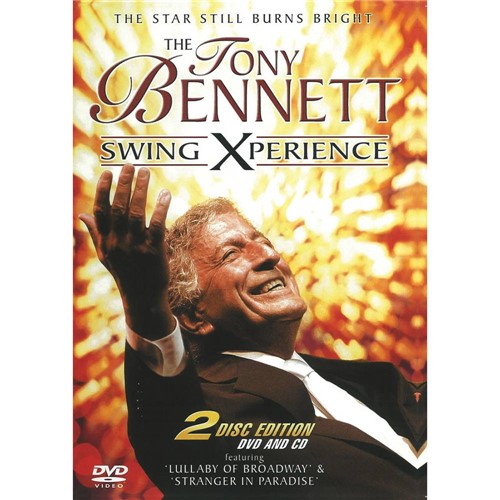 Tamanhos, Medidas e Dimensões do produto DVD Tony Bennett-Swing Xperience (DVD + CD)