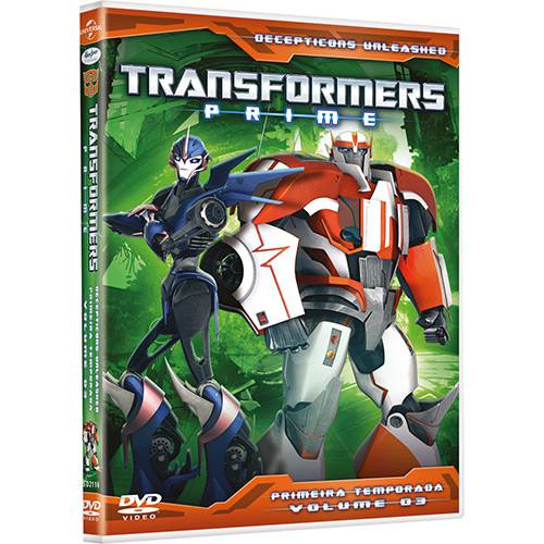 Tamanhos, Medidas e Dimensões do produto DVD - Transformers Prime - 1ª Temporada - Volume 3