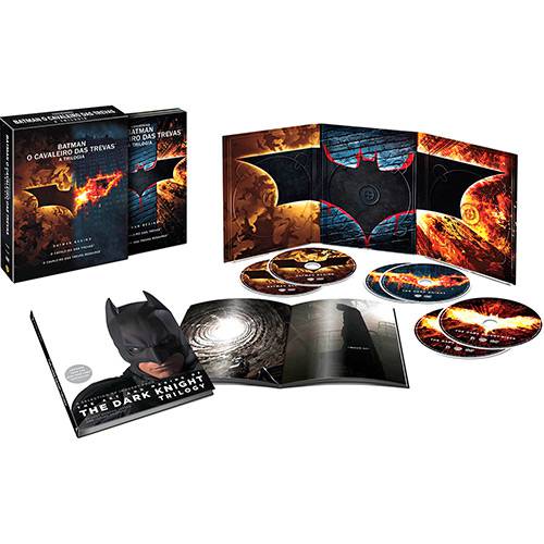Tamanhos, Medidas e Dimensões do produto DVD Trilogia Batman - Batman Begins, o Cavaleiro das Trevas e o Cavaleiro das Trevas Ressurge (6 DVDs)