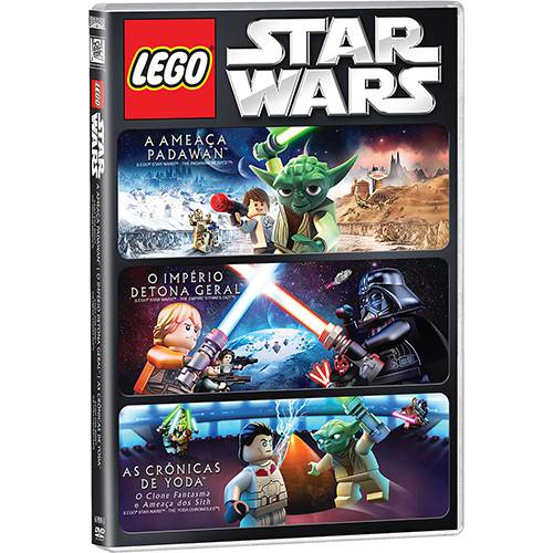 Tamanhos, Medidas e Dimensões do produto DVD - Trilogia Lego Star Wars (3 Discos)