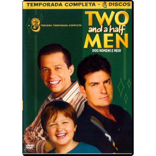 Tamanhos, Medidas e Dimensões do produto Dvd Two And a Half Men - Dois Homens e Meio - 3ª Temporada