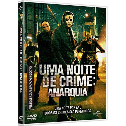 Tamanhos, Medidas e Dimensões do produto DVD - uma Noite de Crime: Anarquia