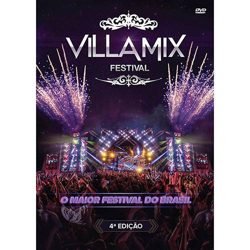 Tamanhos, Medidas e Dimensões do produto DVD - Villa Mix - Festival - 4ª Edição