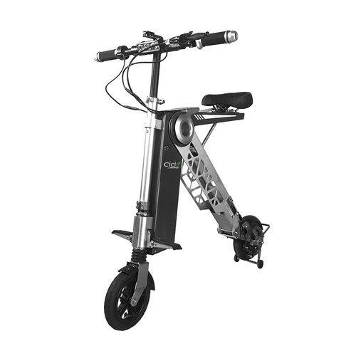 Tamanhos, Medidas e Dimensões do produto E-Bike Bicicleta Eletrica 250W 36V Ciclo Cinza - Autonomia Até 18km Dobrável Mymax