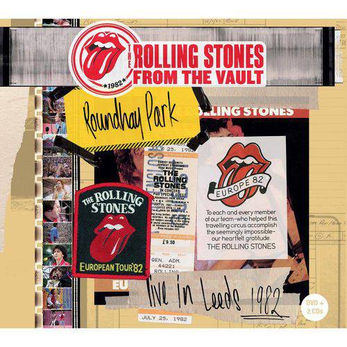 Tamanhos, Medidas e Dimensões do produto Eagle Rock – The Rolling Stones - From The Vault - Live In Leeds 1982 - Box