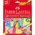 Tamanhos, Medidas e Dimensões do produto Ecolápis de Cor Triangular C/24 Cores - Faber- Castell