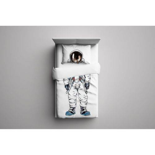 Tamanhos, Medidas e Dimensões do produto Edredom Solteiro Astronauta 100% Algodão