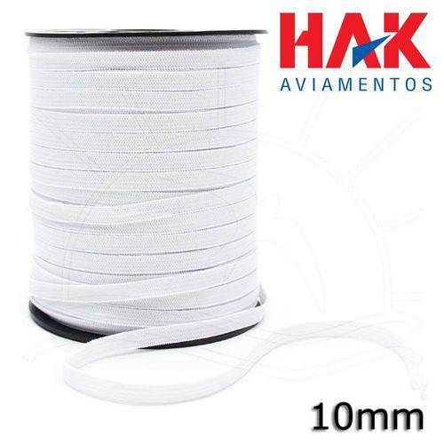 Tamanhos, Medidas e Dimensões do produto Elástico Crochet Branco 10mm - 100m