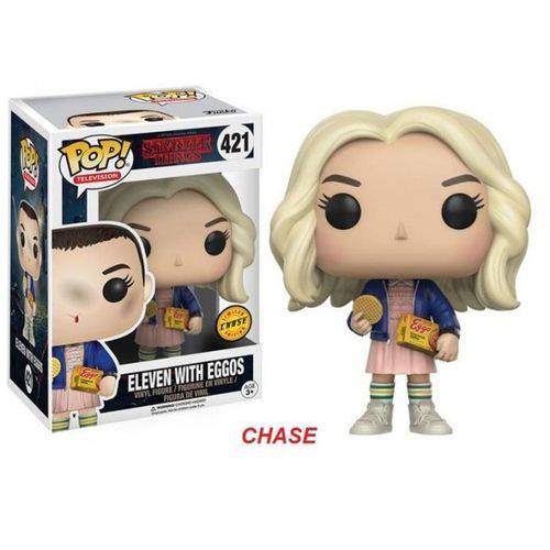 Tamanhos, Medidas e Dimensões do produto Eleven With Eggos 421 Chase Pop Funko S T