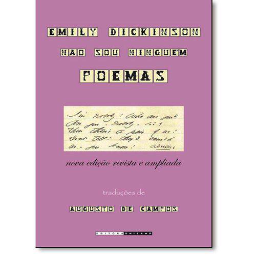 Tamanhos, Medidas e Dimensões do produto Emily Dickinson - Nao Sou Ninguem - Unicamp