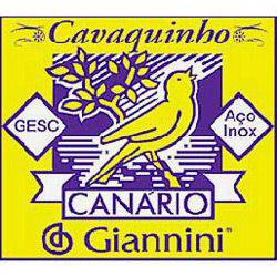 Tamanhos, Medidas e Dimensões do produto Encordoamento Canário P/ Cavaquinho C/ Chenilha GESC - Giannini
