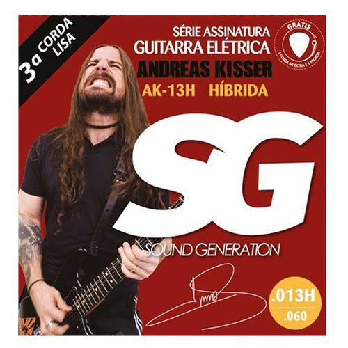 Tamanhos, Medidas e Dimensões do produto Encordoamento Guitarra 013 – SG – Andreas Kisser AK1