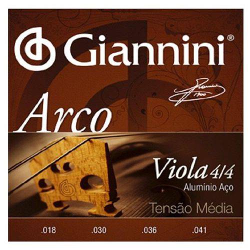 Tamanhos, Medidas e Dimensões do produto Encordoamento para Viola de Arco Giannini Geavoa