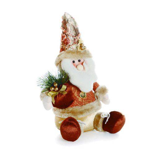 Tamanhos, Medidas e Dimensões do produto Enfeite Caribe Papai Noel com Presente Sentado - 29 Cm