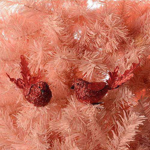 Tamanhos, Medidas e Dimensões do produto Enfeite de Árvore Pássaros Vermelhos - Orb Christmas