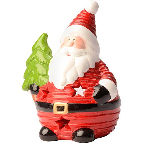 Tamanhos, Medidas e Dimensões do produto Enfeite de Mesa Noel 13 Cm 2 Peças - Orb Christmas