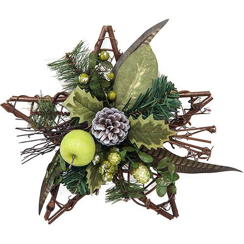 Tamanhos, Medidas e Dimensões do produto Enfeite de Porta Estrela - Christmas Traditions