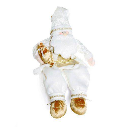 Tamanhos, Medidas e Dimensões do produto Enfeite Dinamarca Boneco Papai Noel Sentado 78 X 17 Cm