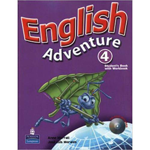 Tamanhos, Medidas e Dimensões do produto English Adventure 4 - Students Book With Workbook And CD-ROM - Pearson - Elt