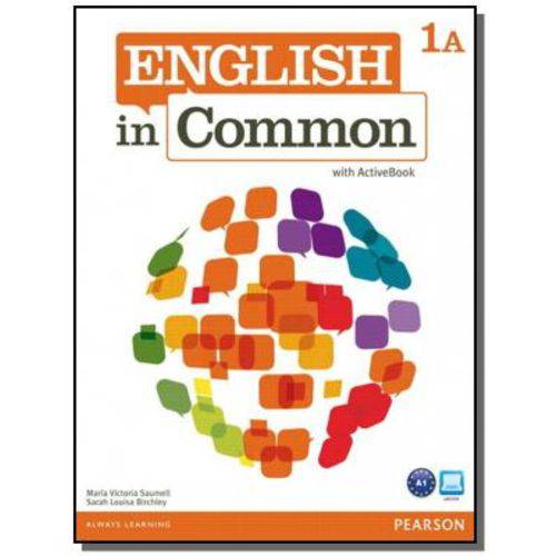 Tamanhos, Medidas e Dimensões do produto English In Common 1 Split a With Active Book Cd-ro