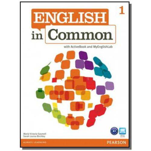 Tamanhos, Medidas e Dimensões do produto English In Common 1 Students Book With Active B01