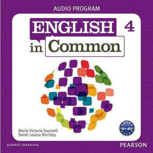 Tamanhos, Medidas e Dimensões do produto English In Common 4 CL Aud Cd 4 Aud Program (2) 1E