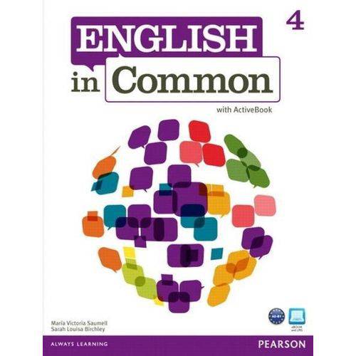 Tamanhos, Medidas e Dimensões do produto English In Common 4 - Student´S Book With Active Book - CD-ROM