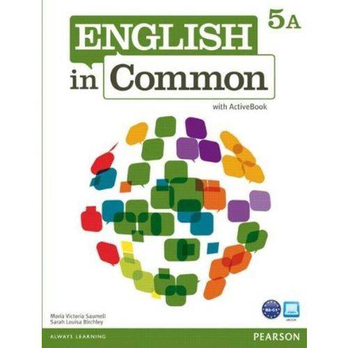 Tamanhos, Medidas e Dimensões do produto English In Common 5 a - Student Book